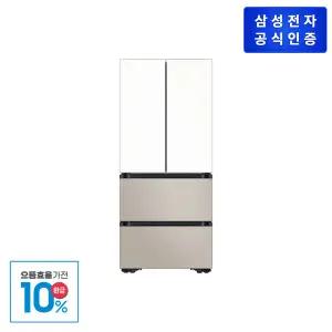 [으뜸효율] 삼성 비스포크 AI 김치냉장고 4도어 586L [RK70F58M1ZG] (에센셜화이트+에센셜베이지)