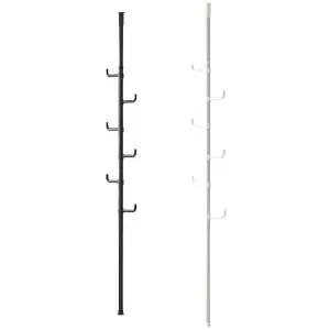 고정식 천장형 폴행거 스탠드 옷걸이 1단 최대 310cm