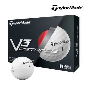 테일러메이드 V3 디스턴스 3피스 골프공 12구