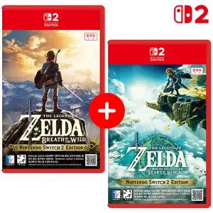 닌텐도 스위치2 젤다의전설 야숨+왕눈 합본 세트 /야생의숨결 왕국의눈물 업그레이드 에디션 시리즈 칩 팩