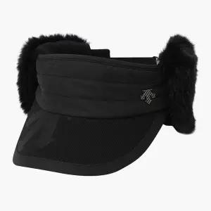 [데상트골프] 여성 탈부착 이어워머 선바이저 DQ42WFSVO2 BLKG