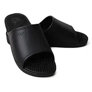 사무실슬리퍼 다용도 지압 슬리퍼 270mm 블랙 1P 거실 실내화 신발