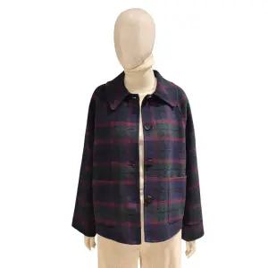 [롯데백화점]abfz 스탠카라넥 체크 핸드메이드 쟈켓 ADZ4ZJ06J