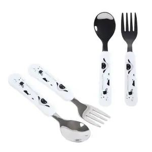 어린이 스텐 식사 도구 유치원 아기 스푼 포크