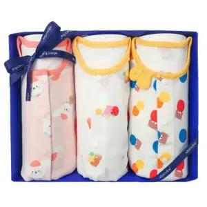 [갤러리아] (압소바출산,백일,돌,유아내의세트)도도내의(핑)+프루+하랑3종세트(A1A-1038SET)