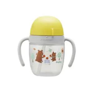 더블하트 젖병 트윈팩 240ml X2 빨대컵 세트 그레이