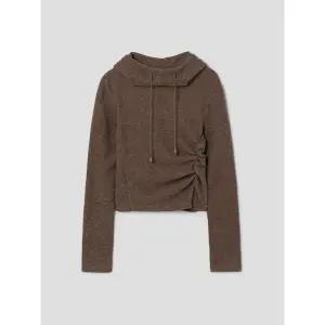 [에잇세컨즈] 헤어리 긴소매 후드탑  브라운 (165Y41AY2D)