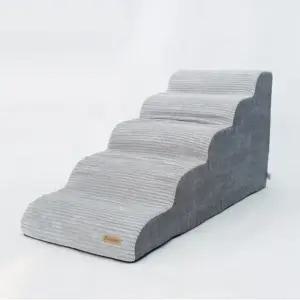 강아지 웨이브 골덴 계단 5단 1P 애견 슬개골 스텝 (WFD64FD)