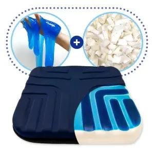 [Pose UP] 기능성 젤코팅메모리폼 노량진 방석 꼬리뼈 엉덩이 허리 자세교정 선물