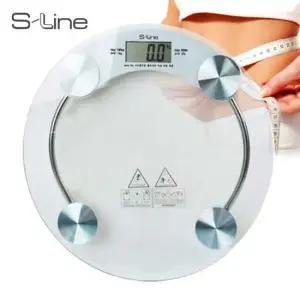 에스라인 180kg 원형 전자디지털 체중계 220 체충계 디지털 전자체중계 몸무게 체중저울