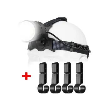 헤드랜턴 충전식 LED 등산용 안전모헤드랜턴 6000루멘 RP-7025 줌 후레쉬