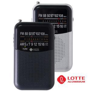 롯데 고감도 휴대용라디오 핑키-7 고감도 외부스피커 이어폰 사용가능