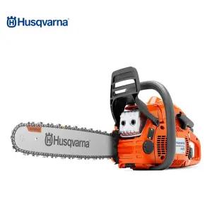 허스크바나 445e II 엔진톱 400mm 45.0cc 이지스타트 벌목 통나무절단