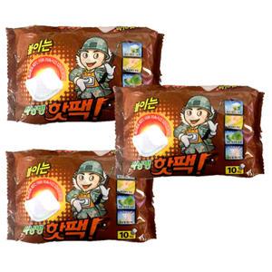 박상병 붙이는핫팩 30매 배 허리 어깨 찜질 등산 캠핑 핫팩
