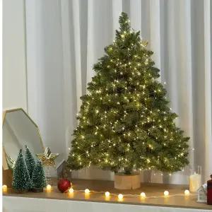 고급 무장식 미니트리 크리스마스 트리 75cm 90cm 전구 4 / 장식 소품 나무 성탄절 선물 북유럽 연말 꾸미기