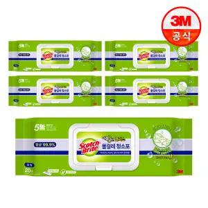 3M 물걸레 청소포 더블액션 대형 20매(5개)