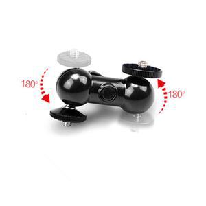 모니터 조명 마이크 연결 카메라 더블 볼 헤드 매직암