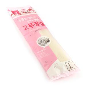 명진 고무장갑 대 L 미색 양손 갑돌이 210번