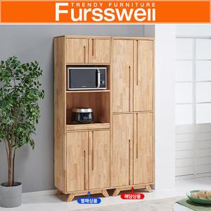 퍼스웰 노르센 고무나무원목 1900 주방수납장(SI_162)