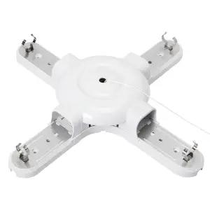 웅진 FPL 36W 4등용 십자등기구 형광등기구 초절전형 전자식