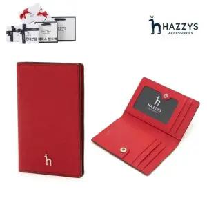 [롯데백화점]헤지스ACC [선물포장][완판재출시] 레드 퍼피로고 플랫 헤지스카드지갑 HIHO3E134R2