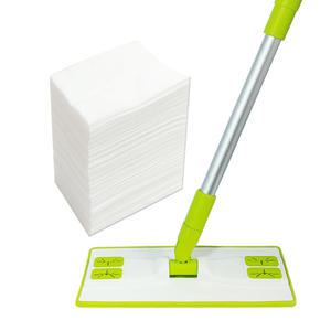 다기능 청소용 밀대+정전기청소포 100매 / 물걸레청소포 벨크로걸레 겸용