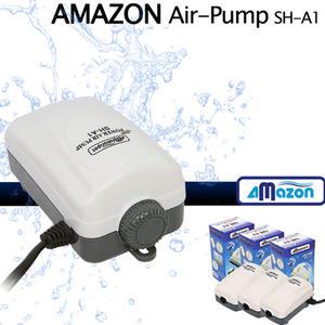 아마존 기포발생기 1구/SH-A1/에어펌프/산소발생기/저소음기포기/기포기/산소기/수족관/어항/열대어