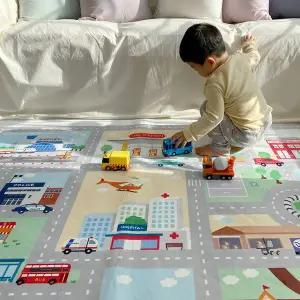 [한스갤러리]시티 유아 키즈 아이방 러그 100x150cm