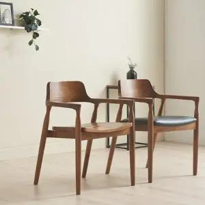 [Hmall  단독혜택가]한정수량 에보니아 미스틱 인테리어 식탁의자 1인 암체어