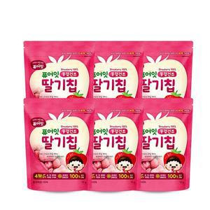 [퓨어잇] 동결건조 딸기칩 6봉