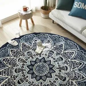 이솔홈 페르시안 원형 카페트 러그 대형 카펫 200x200