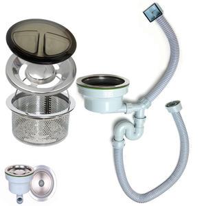 올뉴 클린배수구 (거름망+올스텐중간덮개+뚜껑) / 싱크대 배수구용품세트