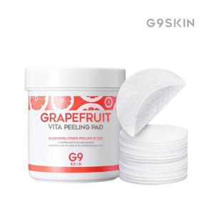 [본사직영] 지나인스킨 자몽 비타 필링 패드 100매입 대용량 올인원패드