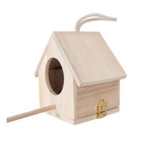 수제 원목새장 야외 새집 새 키우기 둥지 나무집 소형