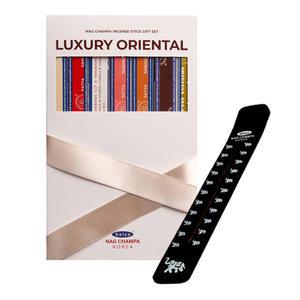 나그참파 인센스 오리엔탈럭셔리컬렉션+망고홀더 블랙, 1개