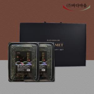 [품질보장] 바다마음 먹기좋게 자른 두번구운 즉석 곱창돌김 선물세트