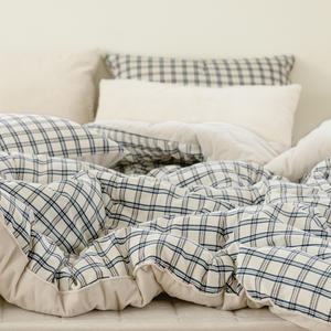 [쉬즈홈] 모카라떼세미마이크로극세사차렵이불베개세트Q