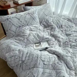 [한스갤러리]파인 10미리 프리미엄 극세사 이불 세트 싱글 겨울 차렵이불_SS이불 베개세트