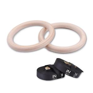 INNOI 짐링 우드 크로스핏 철봉링 기계체조 턱걸이 운동  체조링 맨몸운동기구 CB-99