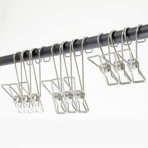 미끄럼방지 스텐 집게 고리 고무장갑 봉걸이