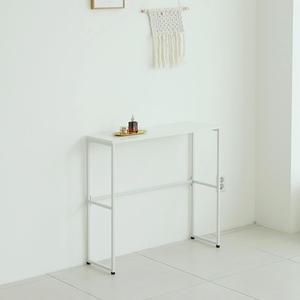 이츠퍼니 1인가구 콘솔 1단 사이드 테이블 화장대 선반 장식장 노트북책상  협탁 철재콘솔