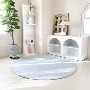 향균 페어링 먼지없는 사계절 거실 단모 원형러그 150원형