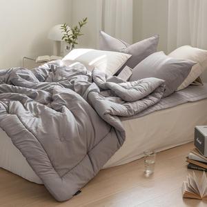 퓨어슬립 요거트 알러지케어 점프차렵이불 퀸 그레이, 1개