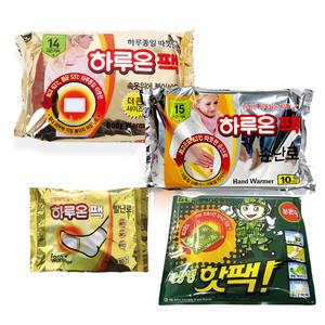 하루온 핫팩 손난로 붙이는 핫팩 발 군용 박상병 대용량