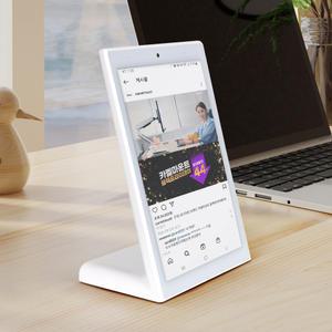 [포토상품평] 카멜 CTL1010V 태블릿PC 전자출입명부 배달주문앱 호환 QR코드스캔 광고용모니터