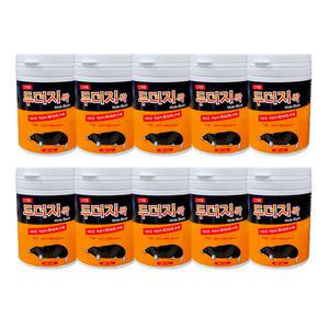 뉴케이팜 두더지싹 블럭 두더쥐 들쥐 퇴치약 퇴치제 두더지약 쥐약 살서제 농작물보호 100g x 10통