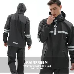배달우의 우비 비옷 세트 오토바이 남자 안전 등산 낚시 라이더 도롱이