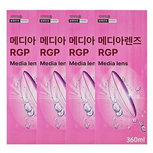 메디아렌즈 하드렌즈용액 360ml X 4개 (케이스 포함)
