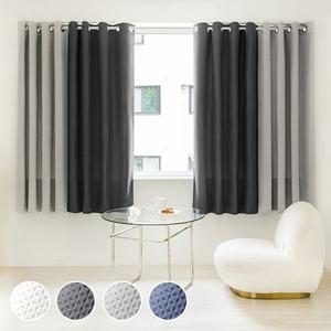 [라이크홈]다운필 바람막이 항균 3중 방한커튼 작은창 차콜