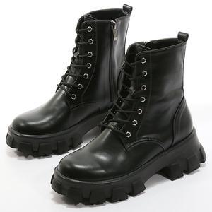 [더힐][더힐슈즈] 키높이 몰드창 여자여성 앵클앵글 워커 부츠 6.5cm sjamx-3303